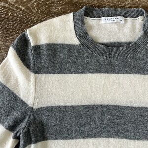 EQUIPMENT Cashmere Sweater with Side Button Detail Size Small